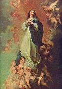 Bartolome Esteban Murillo Erscheinung der unbefleckten Maria oil painting artist